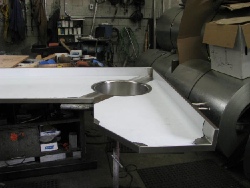 sheet metal installation